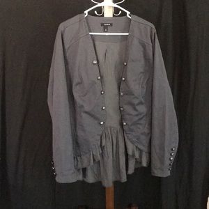 Gray Military Jacket